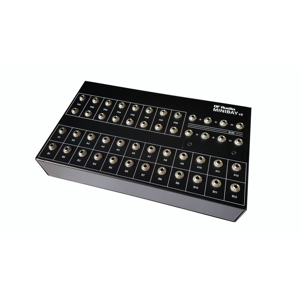 Patchbay DF Audio Minibay V2, λοξή όψη