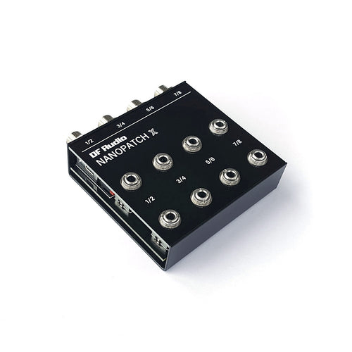 Patchbay DF Audio Nanopatch X, λοξή όψη