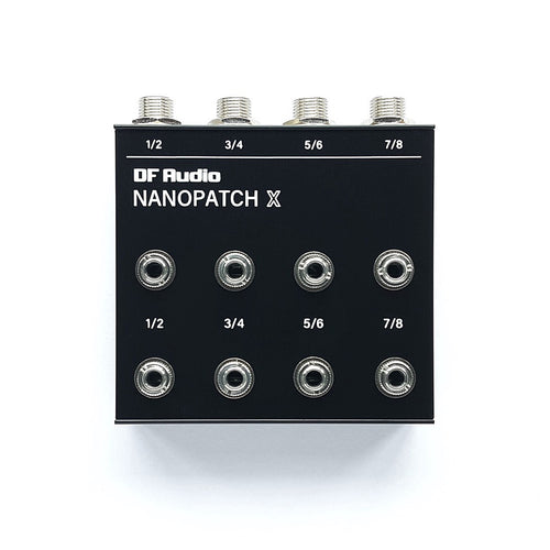 Συμπαγές patchbay DF Audio Nanopatch X για πετάλια εφέ