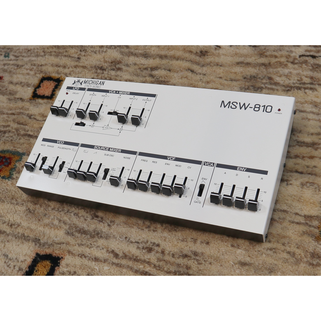 Michigan Synth Works MSW-810m analog monosynth front panel