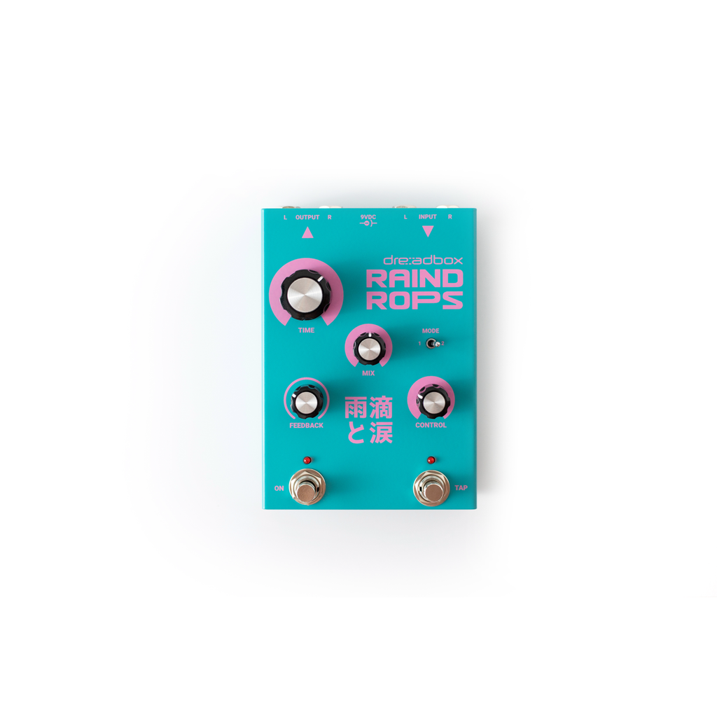 Dreadbox Raindrops delay pitch shifter and reverb pedal